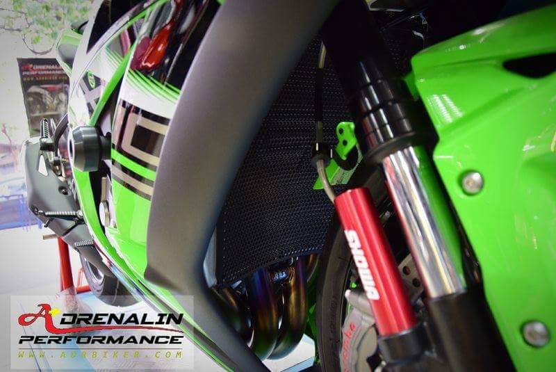 Evotech การ์ดหม้อน้ำ (Radiator guard) สำหรับ ZX10R 2011+