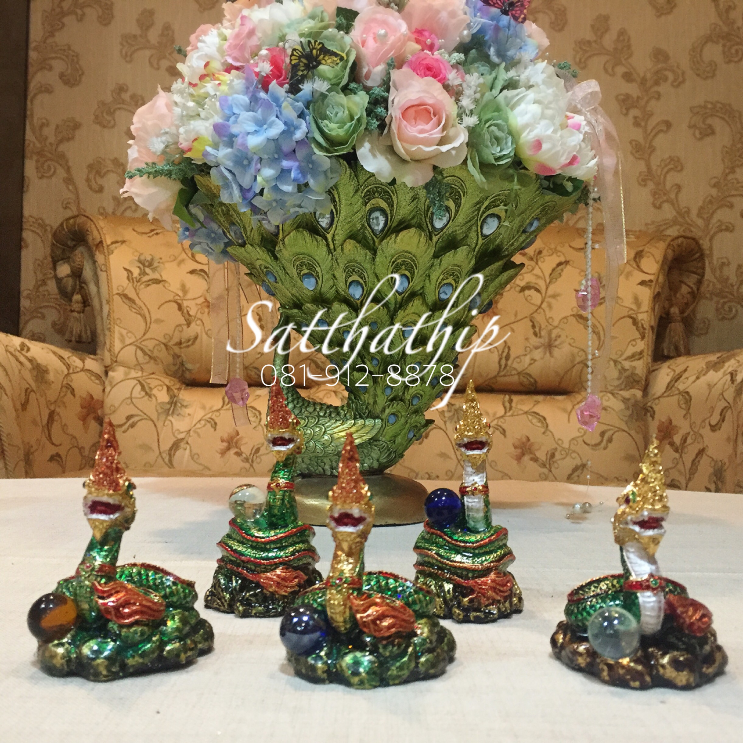 พญานาค (เซรามิก ลงสี) - Nāga