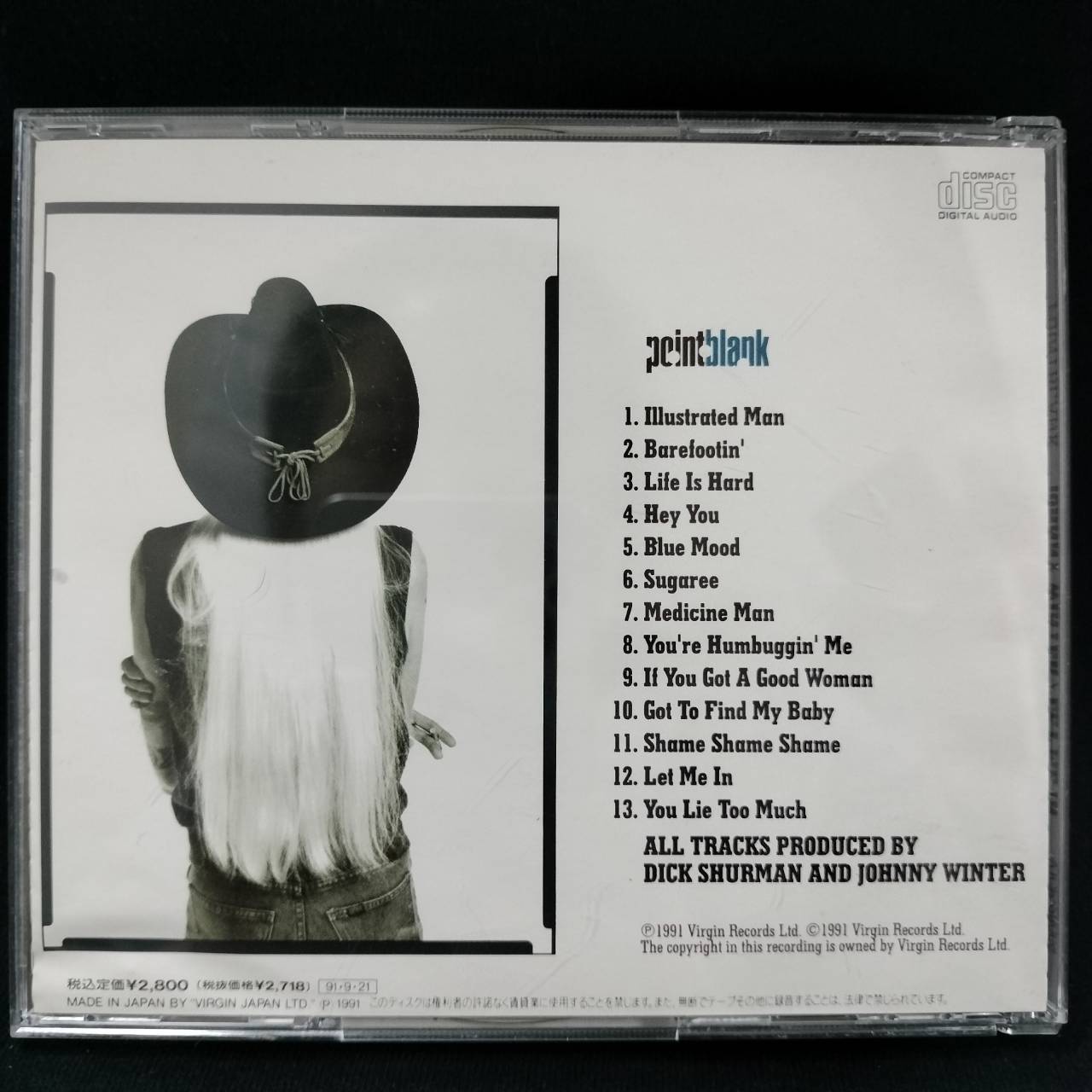 Johnny Winter – Let Me In / JAPAN / แผ่นดี