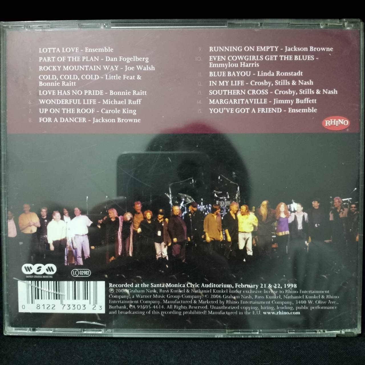 Various – A Tribute To Nicolette Larson - Lotta Love Concert / EU / แผ่นดี