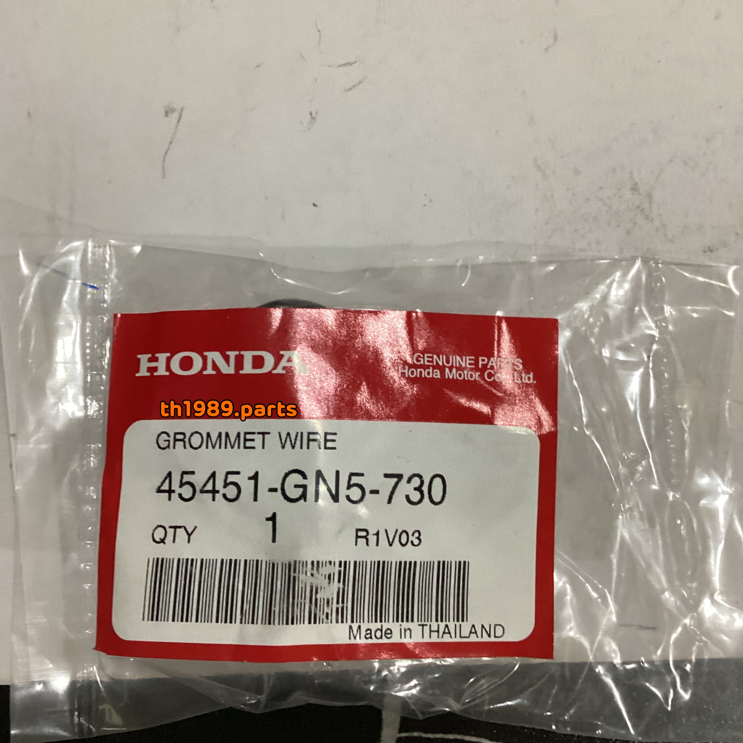 45451-GN5-730 ยางร้อยสายไมล์, หูร้อยสายบังคับ C100N ( 45451-086-910 รหัสเก่า)อะไหล่แท้ HONDA