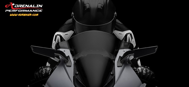 กระจกข้าง Rizoma รุ่น stealth ทำหน้าที่เป็นเหมือนสปอยเลอร์ สร้างแรงกด downforce สำหรับ S1000RR 2020+