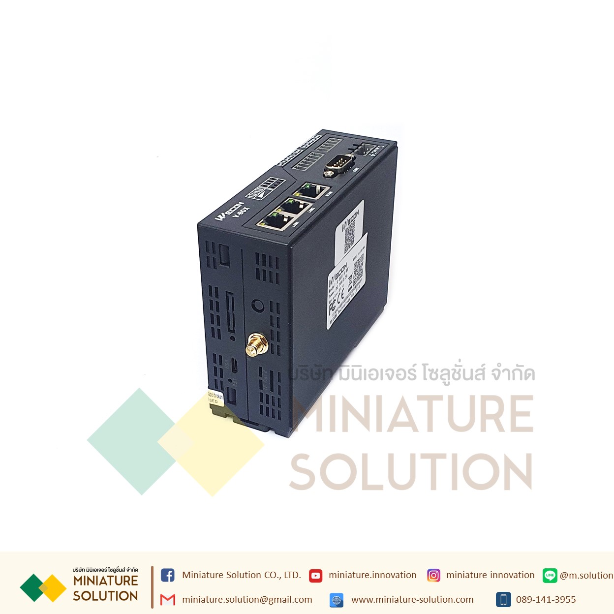 IoT Gateway WECON (V-BOX E-00, V-BOX E-4G H-WF) คลาวด์ฟรี รองรับพีแอลซีทุกแบรนด์ คลาวด์ Scada เชื่อมต่อ API ต่างๆ มีเแอพพลิเคชั่นรองรับ VNET (V-BOX H-WF)