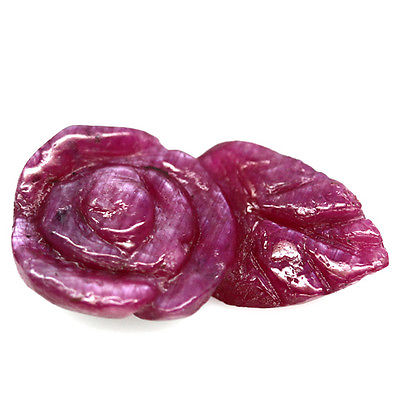 ทับทิมซอยไซต์แกะลายกุหลาบ (Zoizite Ruby) 8.31 กะรัต