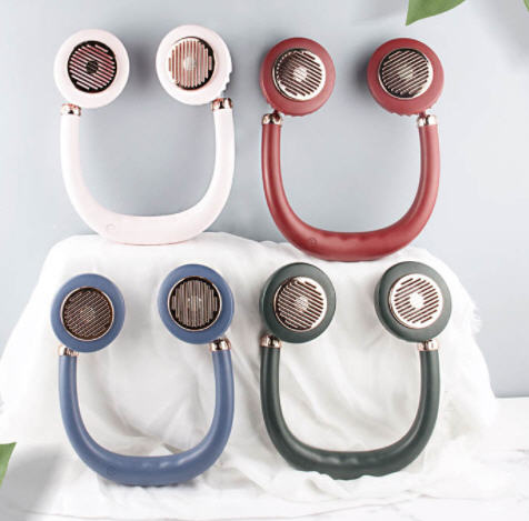 พัดลมห้อยคอ,พัดลมพกพา