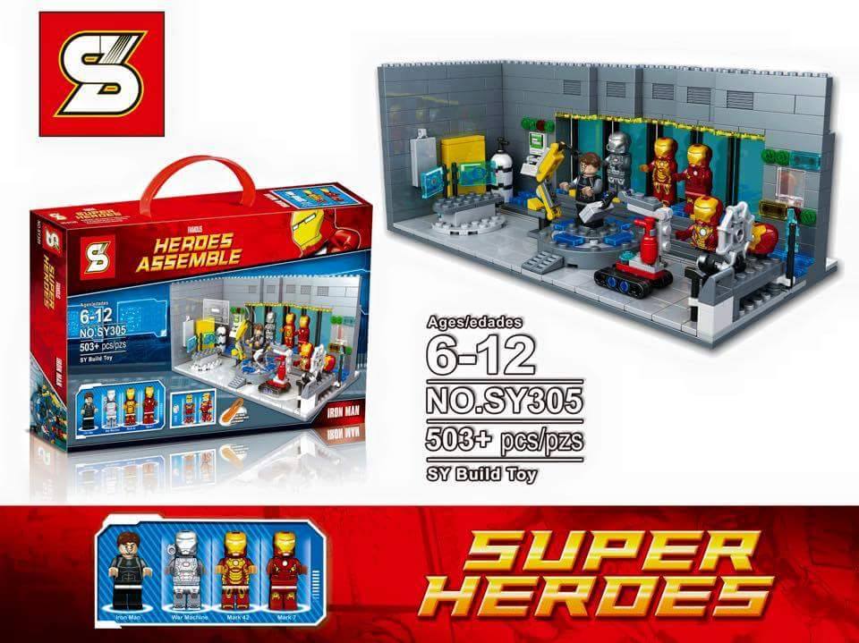 เลโก้จีน SY305 ห้องแล๊บ Ironman