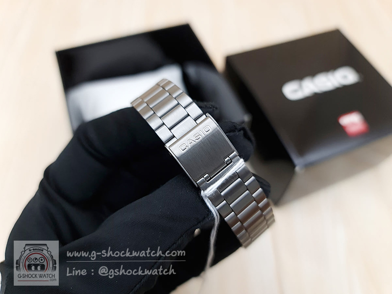 CASIO นาฬิกาข้อมือ นาฬิกากันน้ำ นาฬิกาของแท้ ประกันศูนย์ CMG 1 ปี รุ่น A168WGG-1B