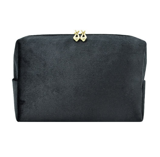 กระเป๋าใส่เครื่องสำอางผ้าขน,กระเป๋าเครื่องสำอาง,สกรีนโลโก้,รับผลิต