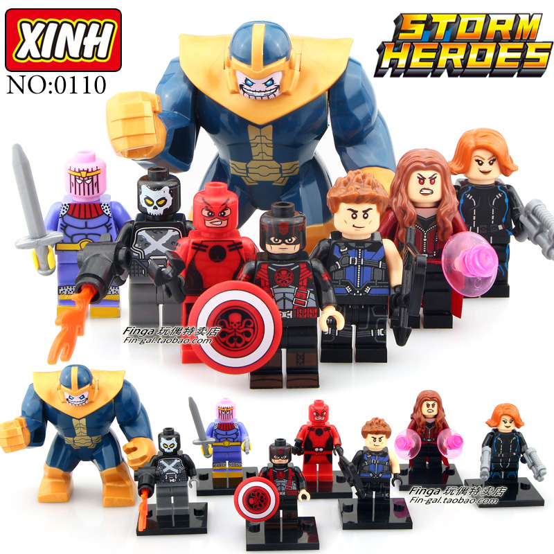 เลโก้จีน XINH 235-242 ชุด Super Heroes (สินค้ามือ 1 ไม่มีกล่อง)