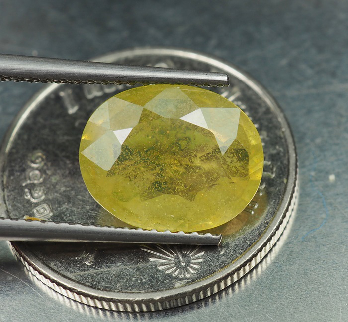 บุษราคัมอัฟริกา (Sapphire) 4.50 กะรัต