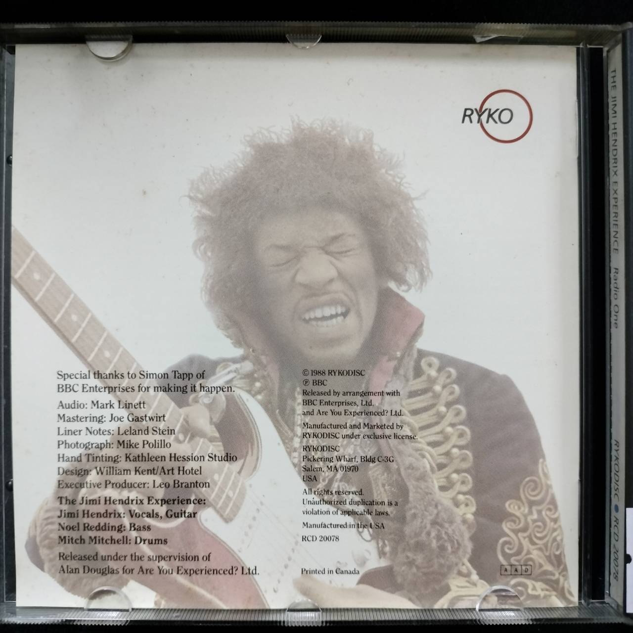 The Jimi Hendrix Experience – Radio One / USA / มีรอยบ้าง