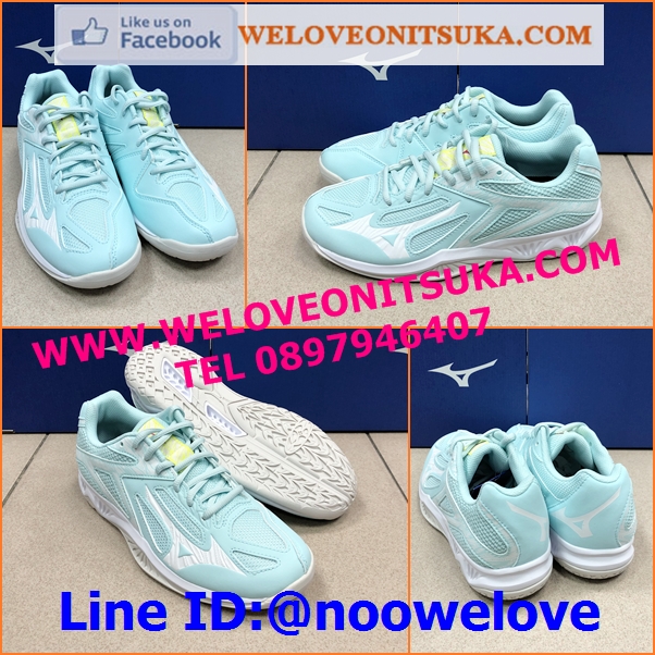 Mizuno Thunder Blade 3 รองเท้ากีฬา Indoor ยอดนิยม สีสวย โดดเด่น ชัดเจน ใส่สบายเท้า V1GC217026
