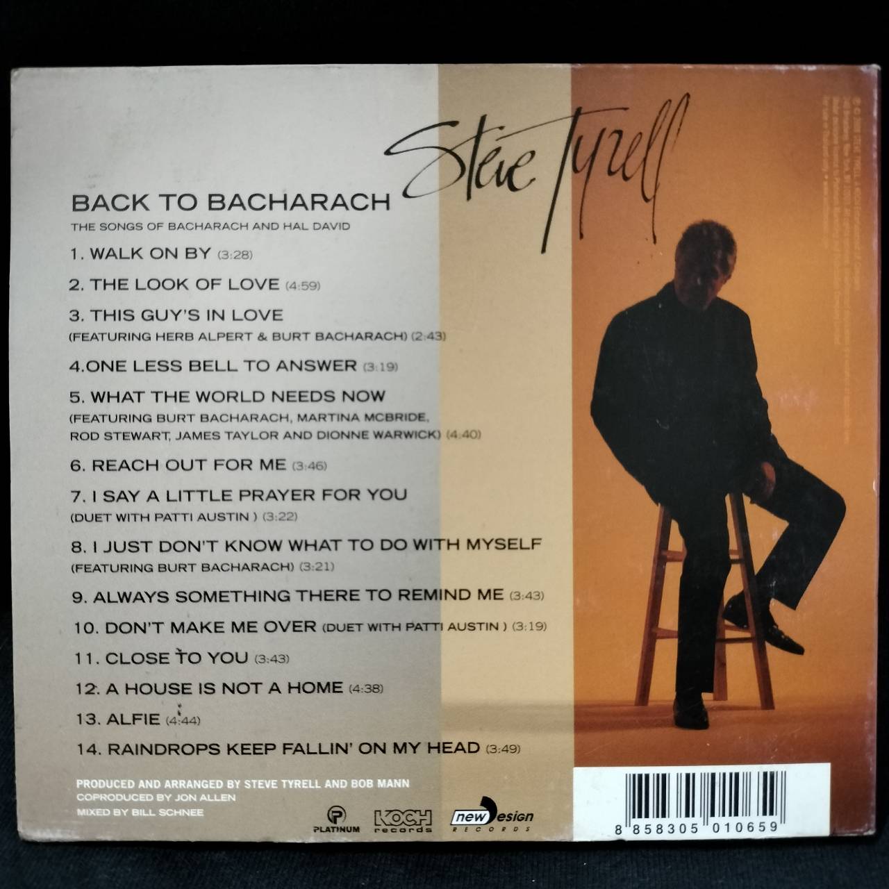Steve Tyrell – Back To Bacharach / USA / แผ่นสวย