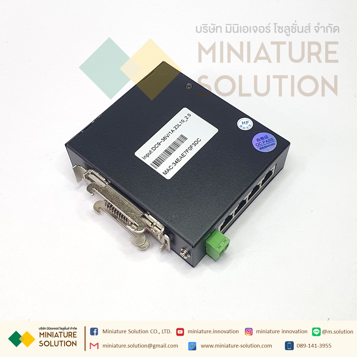 HF IOT HF-9606W PLC Gateway 4Ethernet PLC to WIFI อุปกรณ์แปลงสัญญาณ เกรดอุตสาหกรรม PLC การตรวจสอบระยะไกล (HF-9606W)