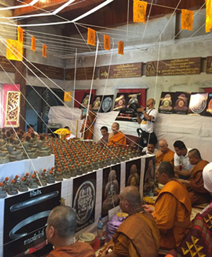 พระปิดตาหลวงปู่หมุน(21) รุ่นรวยเบิกฟ้า วัดป่าหนองหล่ม สระแก้ว ปี 2559