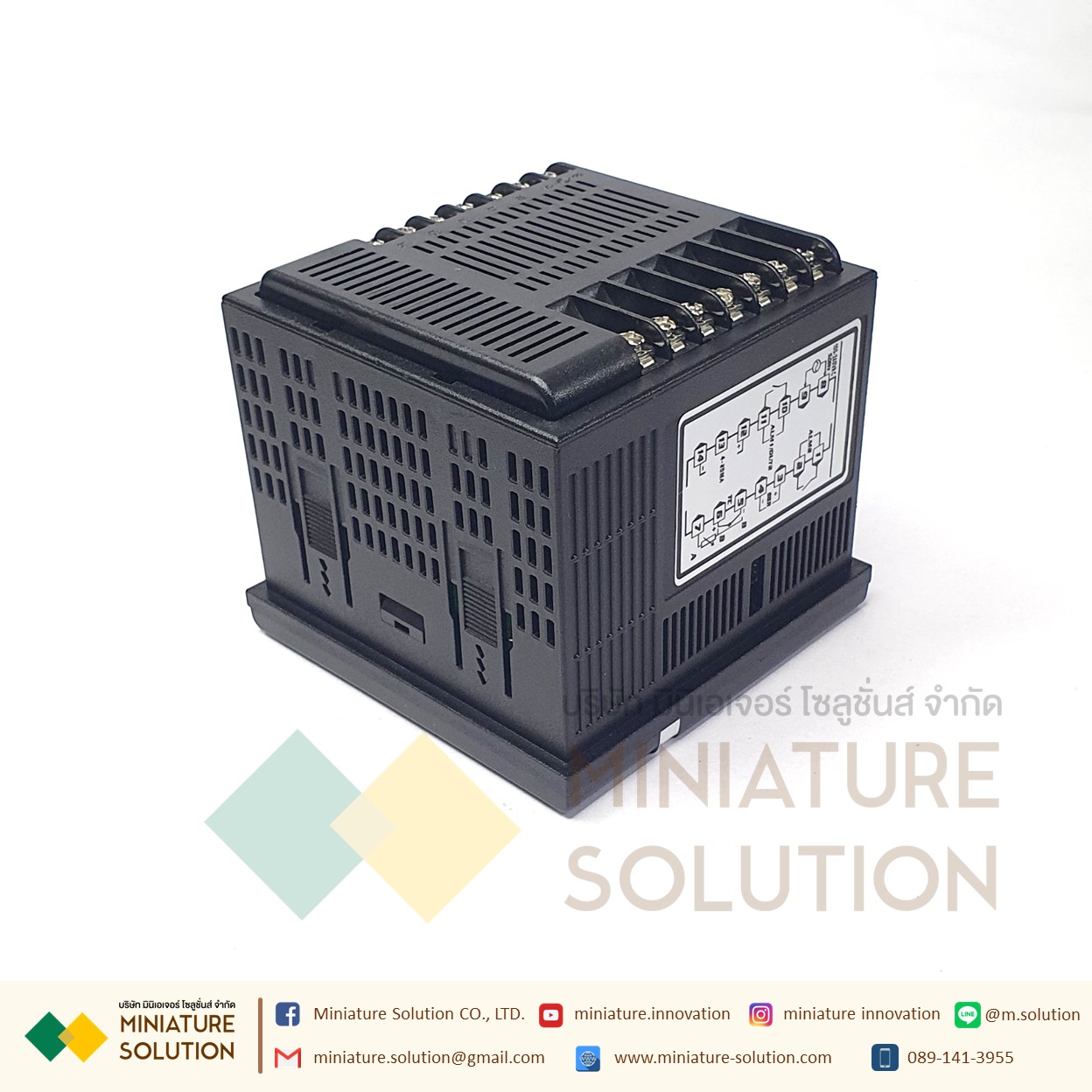 BERM โมดูลควบคุมอุณหภูมิ จอแสดงผล LED ดิจิตอล 180-240VAC เอาต์พุต 0-400 ℃ (RS485/4-20MA)