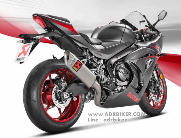ท่อ Akrapovic Full Evo titanium สำหรับ GSXR1000 2017ขึ้นไป (For Exhibition only)