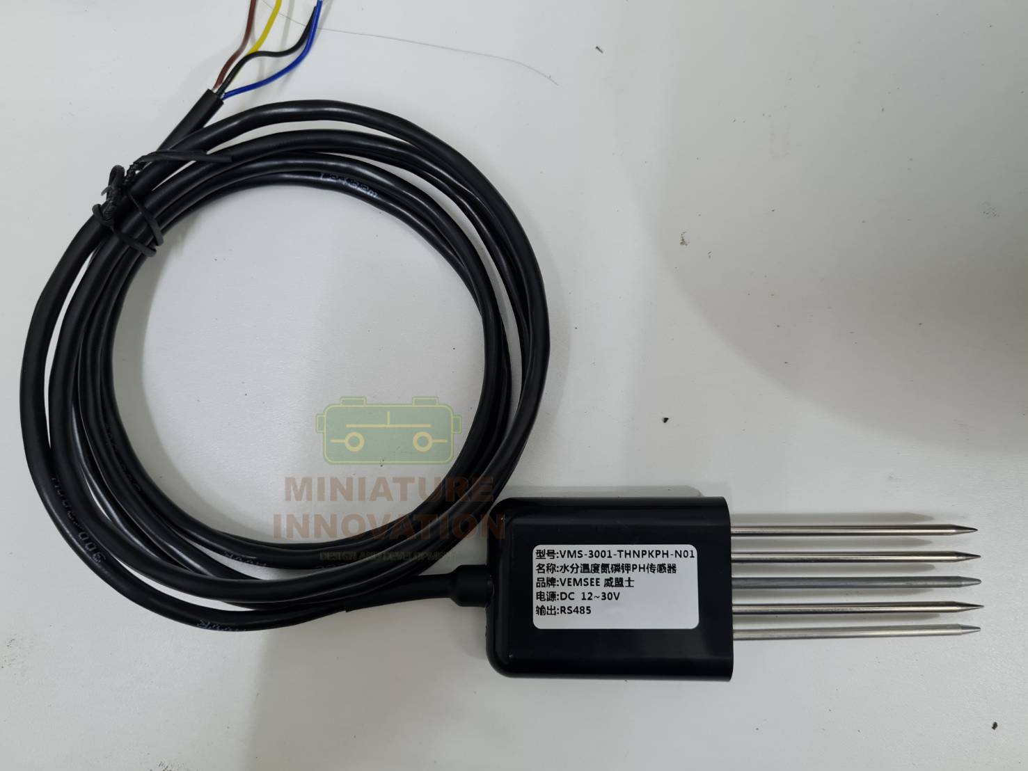 Soil PH NPK Temperature Moisture Comprehensive Digital Meter Sensor เซ็นเซอร์วัดค่าธาตุ สารอาหารในดินแบบ all in one 6 sensor