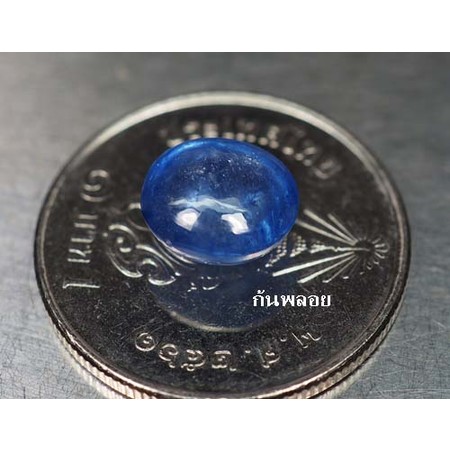 พลอยไพลินหลังเบี้ย (Sapphire) 3 กะรัต