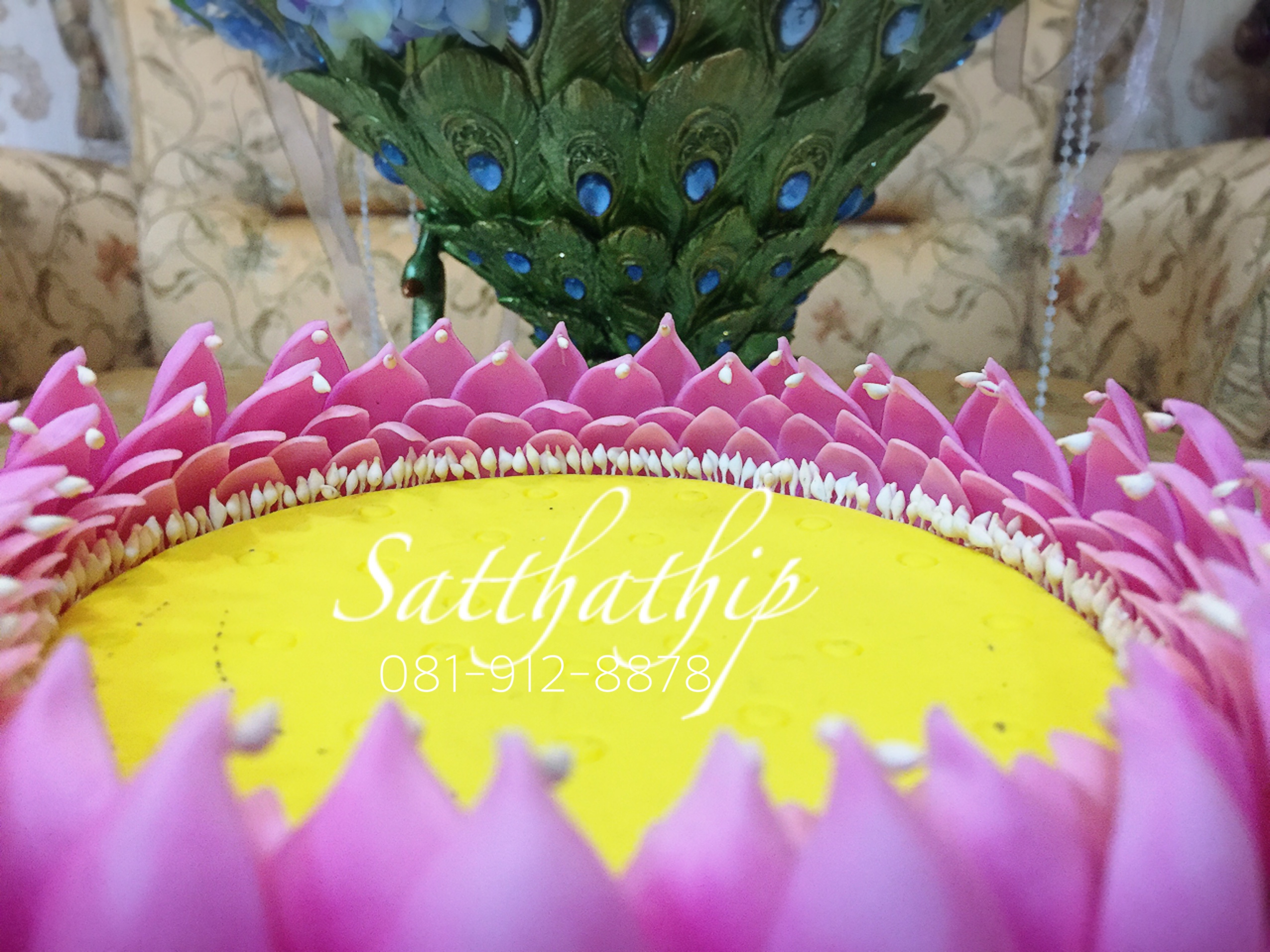 ถาดบัว ประดิษฐ์จากดิน - ฐานบัว ประดิษฐ์จากดิน - พานบัว ประดิษฐ์จากดิน - ถาดบัวดินปั้น - ฐานบัวดินปั้น - พานบัวดินปั้น -Tray