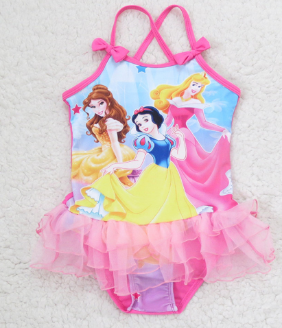 ชุดว่ายน้ำเจ้าหญิงเด็ก รหัส SM236(พร้อมส่ง) Size 4 6 8 10 12