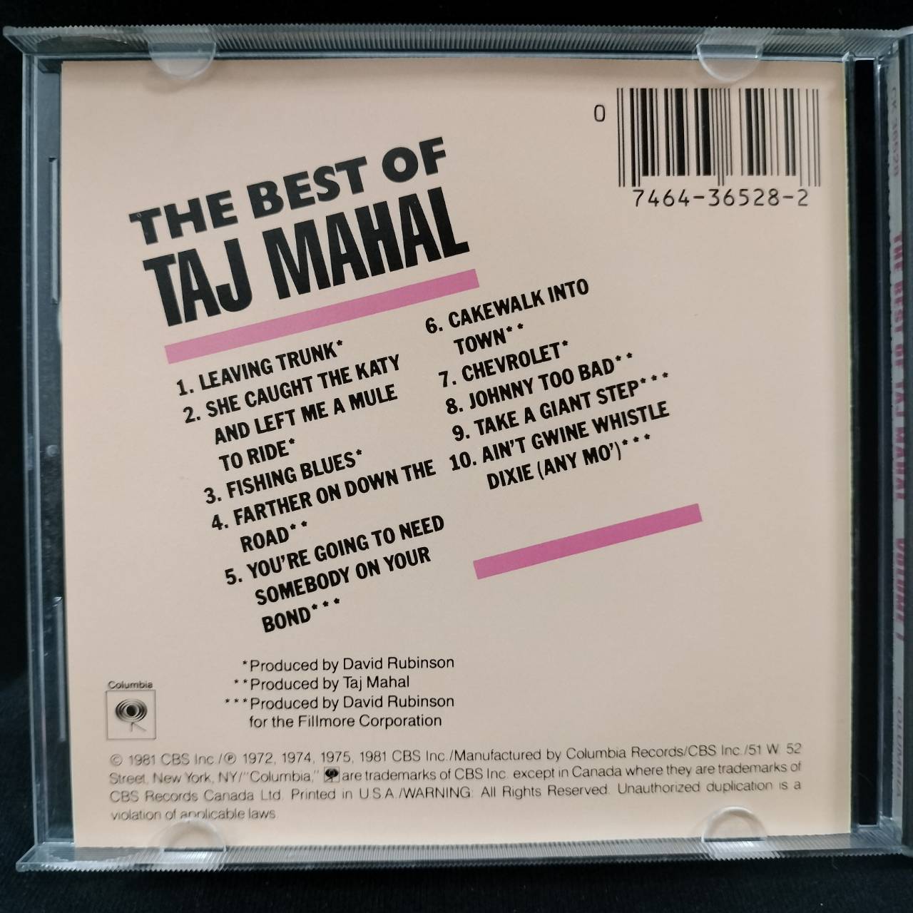 Taj Mahal – The Best Of Taj Mahal Volume I / USA / แผ่นสวย