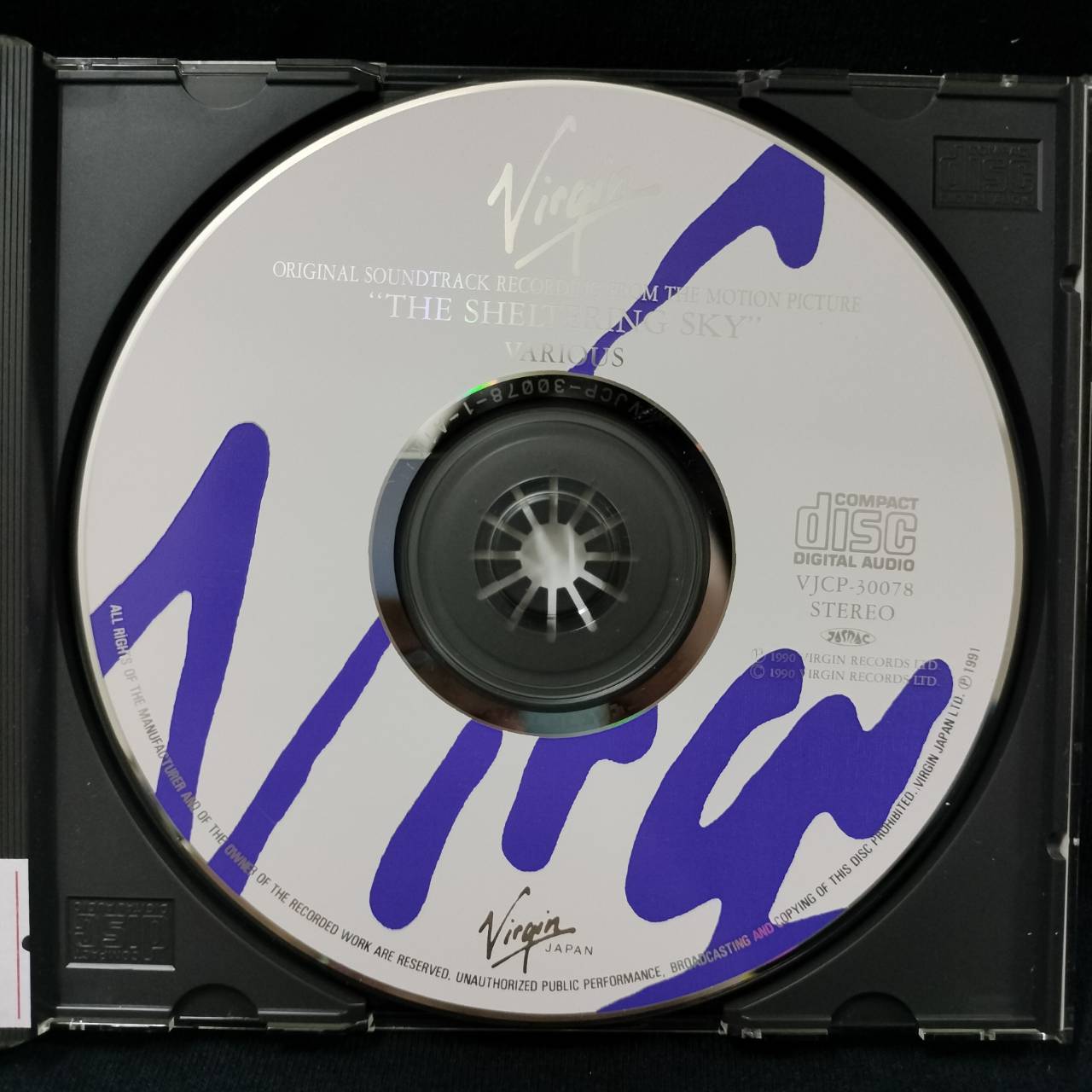 Various – The Sheltering Sky (Music From The Original Motion Picture Soundtrack) / JAPAN / แผ่นสวย