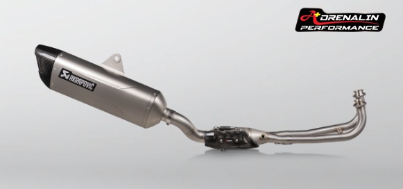 ท่อ Akrapovic full ไทเทเนียม ปลายทรงดาบ สำหรับ Tmax 560 2021+ (For Exhibition only)