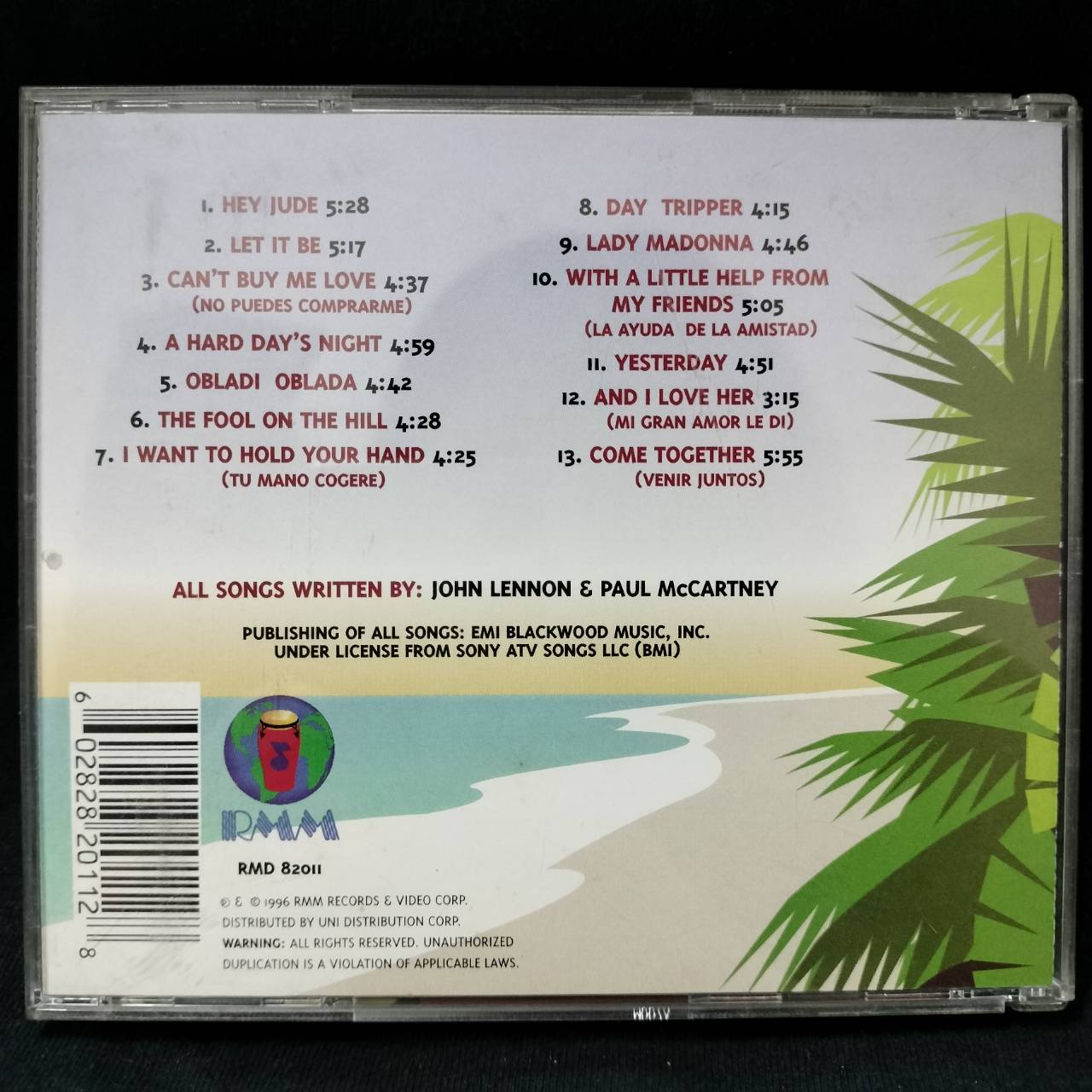 Various – Tropical Tribute To The Beatles / ไม่ระบุ / แผ่นสวย