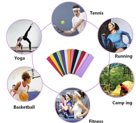 ที่รัดผม,ผ้าคาดผม,ที่รัดผมสำหรับผู้หญิง,สกรีนโลโก้