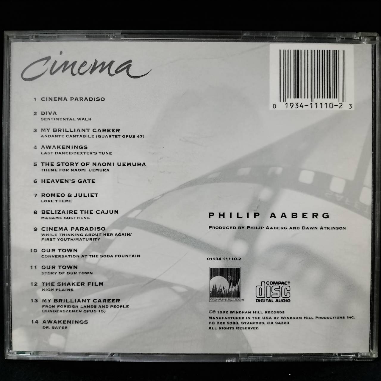 Philip Aaberg – Cinema / USA / แผ่นเป็นรอย