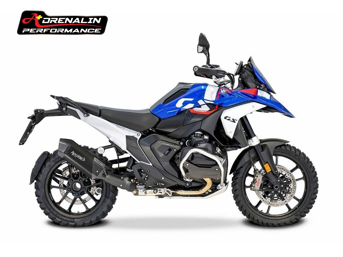 ท่อ HP corse ไทเทเนียมดำ สำหรับ R1300GS มาพร้อมการ์ดคาร์บอน made in italy (For Exhibition only)