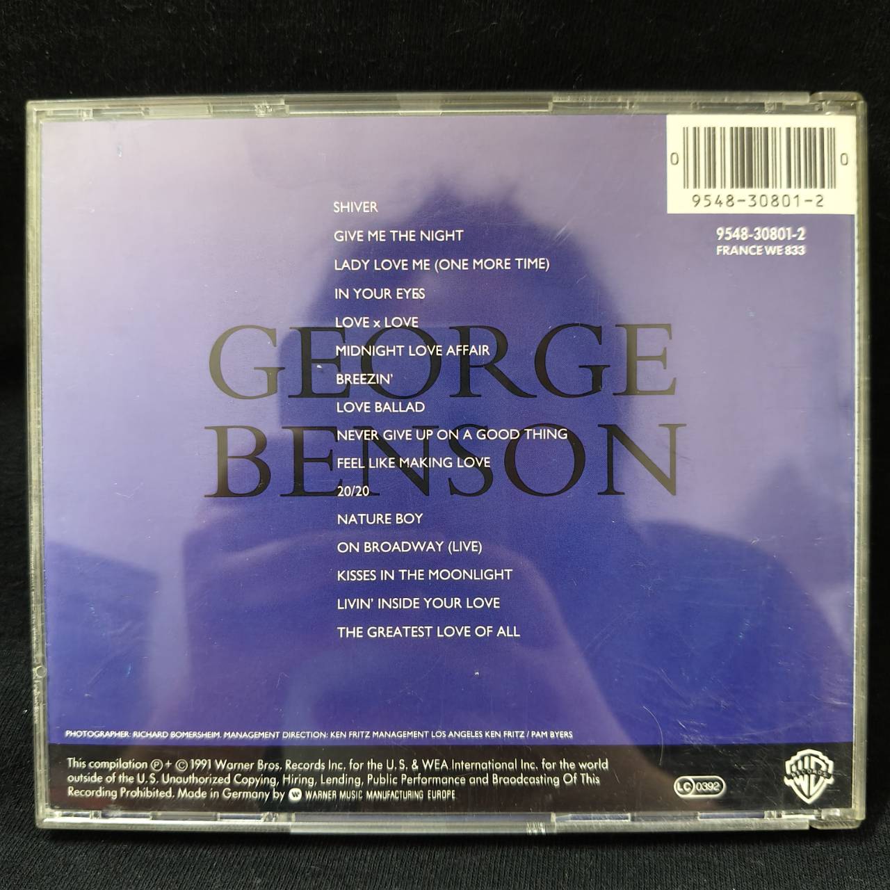 George Benson – Midnight Moods / GERMANY / แผ่นดี