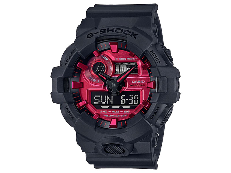 CASIO G-SHOCK นาฬิกาข้อมือ นาฬิกากันน้ำ นาฬิกาของแท้ ประกันศูนย์ CMG 1 ปี รุ่น GA-700AR-1A