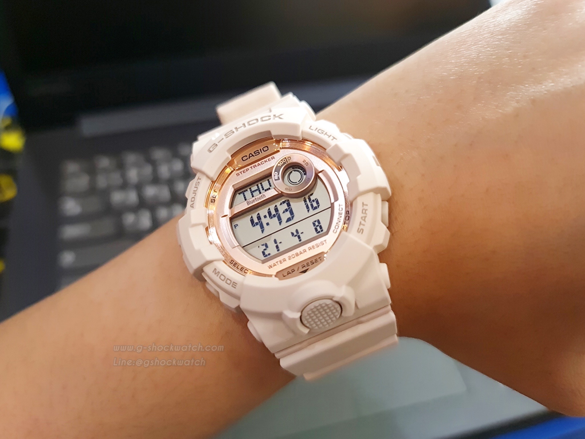 CASIO G-SHOCK นาฬิกาข้อมือ นาฬิกากันน้ำ นาฬิกาของแท้ ประกันศูนย์ CMG 1 ปี รุ่น GMD-B800-4D