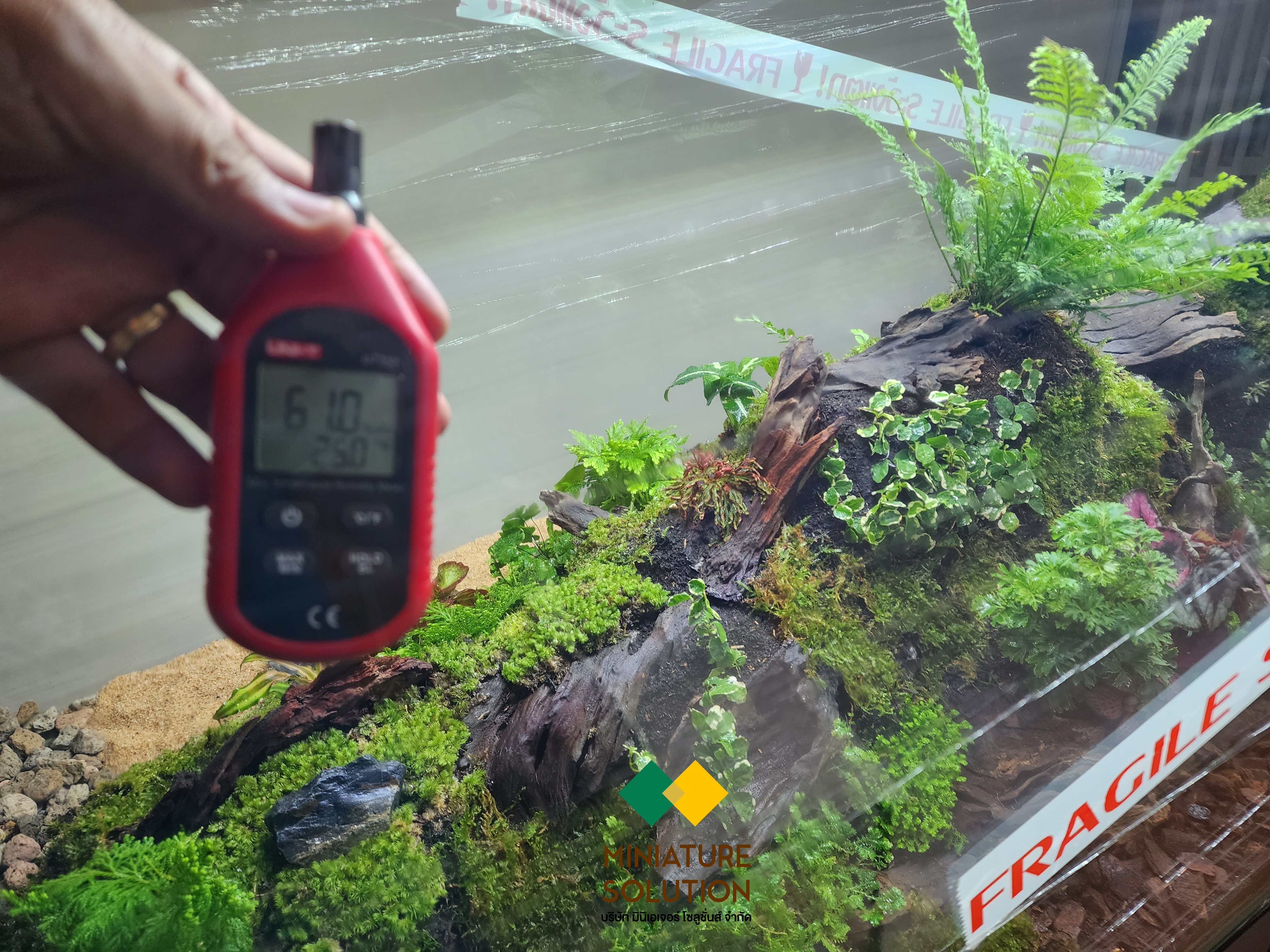 ระบบควบคุมสภาพแวดล้อมภายในตู้ Terrarium ควบคุมความชื้น อุณหภูมิ ที่้เหมาะสมกับพืช ภายในตู้ paludarium