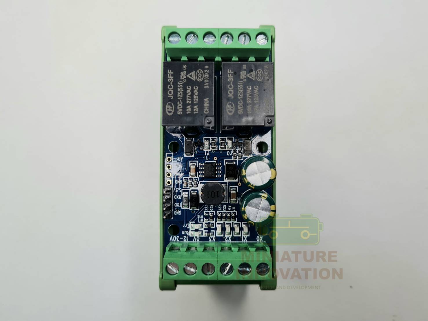 PLC FX2N - 6MR GX PLC บอร์ดควบคุมการตั้งโปรแกรมได้ สำหรับงานอุตสาหกรรม พร้อมรางยึด