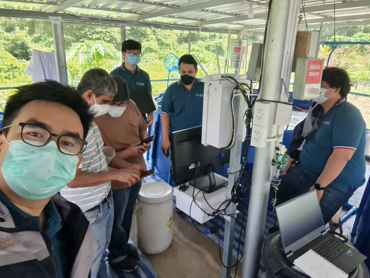 ติดตั้งระบบควบคุมปลาดุก x มหาวิทยาลัยเทคโนโลยีราชมงคลสุวรรณภูมิ