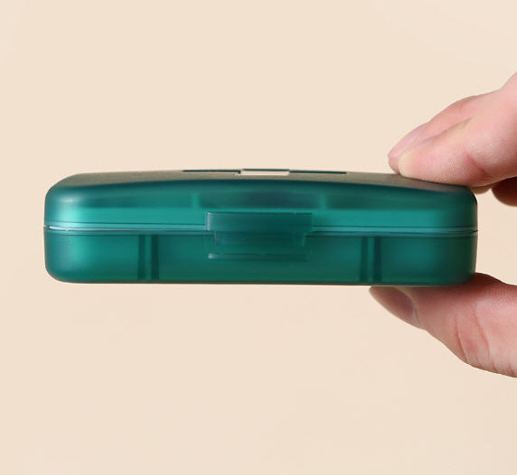 กล่องใส่ยา,กล่องยา,กล่องใส่ยาพกพา,ขนาด9.5*7.2*2.8CM