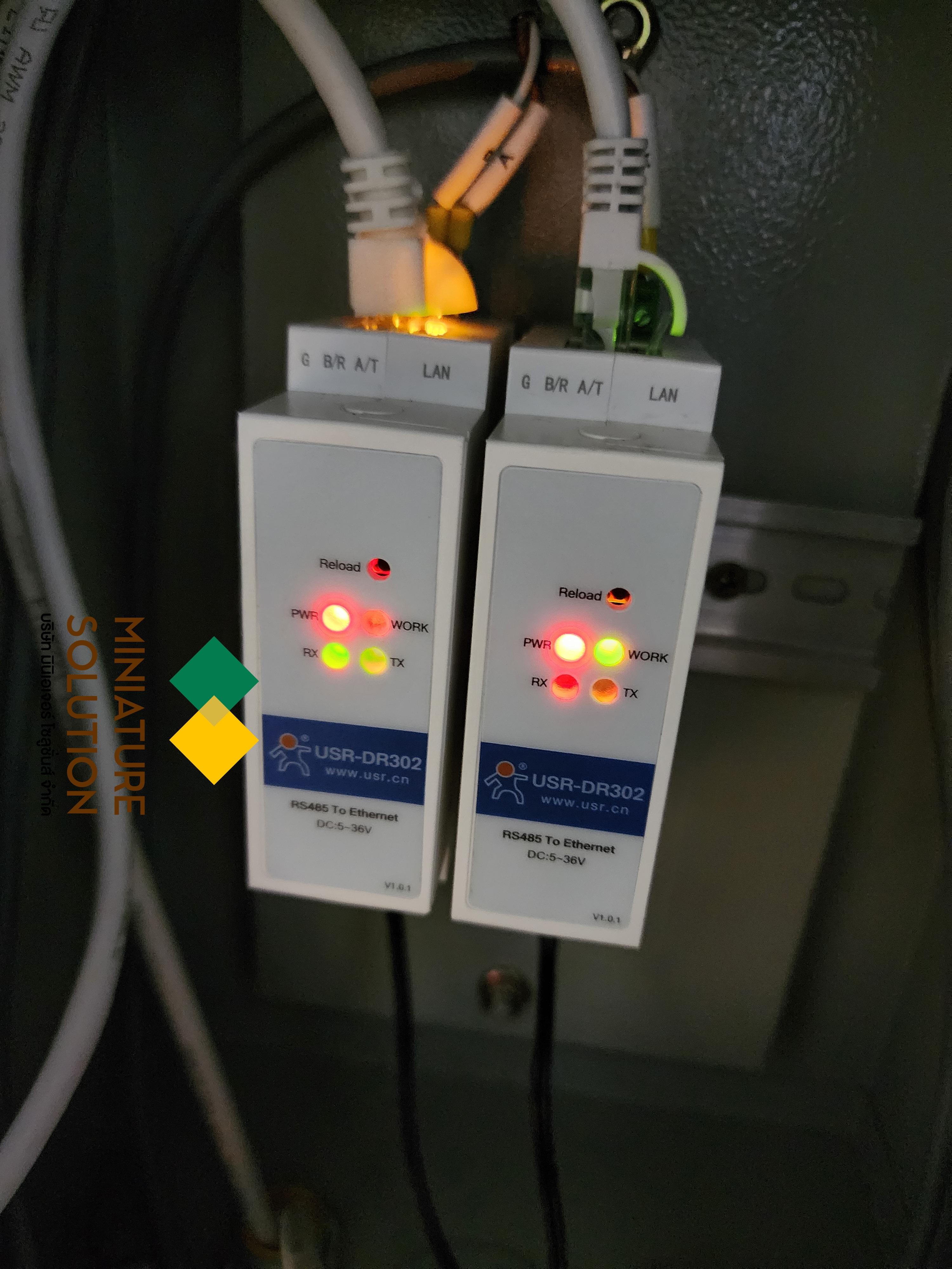 ตรวจสอบมิเตอร์น้ำ RS485 เพื่อเก็บค่าการใช้น้ำของแต่ละที่บน IOT