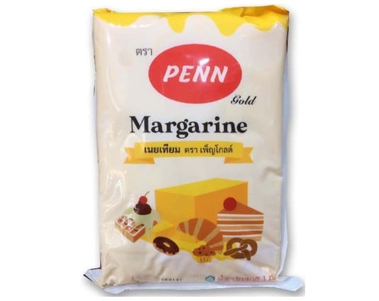 (ยกลัง) เนยเหลือง (เนยเทียม) ตรา เพ็ญ Penn Margarine 1 kg. x 16 (02-0071-11)