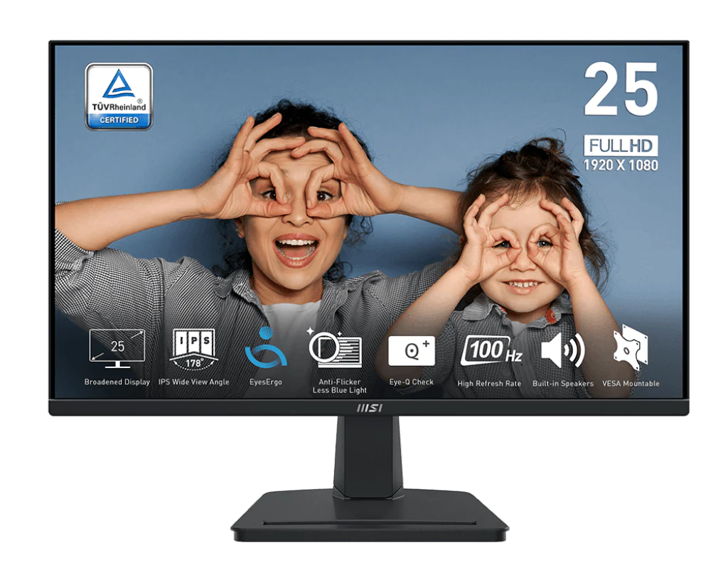 24.5INCH LED MONITER MSI PRO MP251 (IPS,HDMI,100HZ) [3Y]