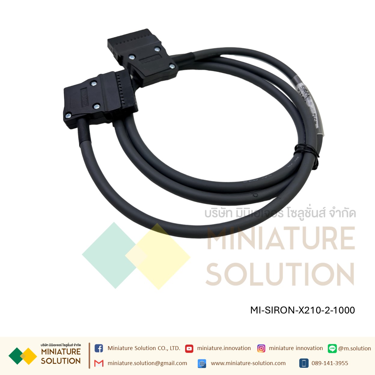 SIRON X210 สายเชื่อมต่อกับ T001 T022 กับ PLC CJ1W FX1NC FX2NC MITSUBISHI/Q SERIES QX41/42