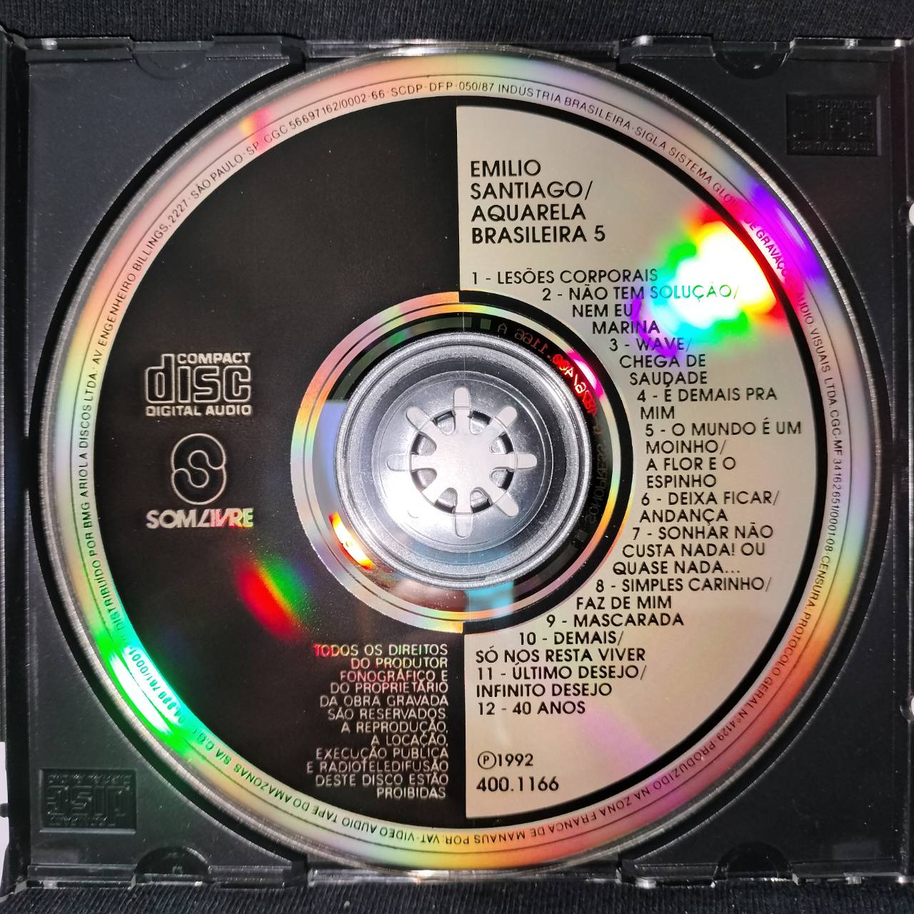 Emilio Santiago – Aquarela Brasileira 5 / ไม่ระบุ / แผ่นดี