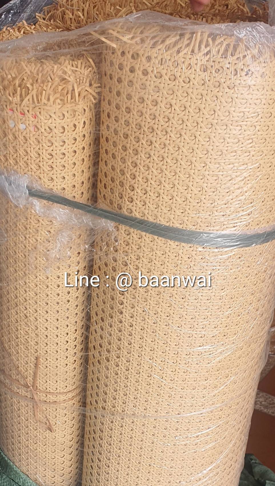 แผ่นหวายสาน หวายเทียม GH-222 PVC (สั่งสินค้า Line:@baanwai)