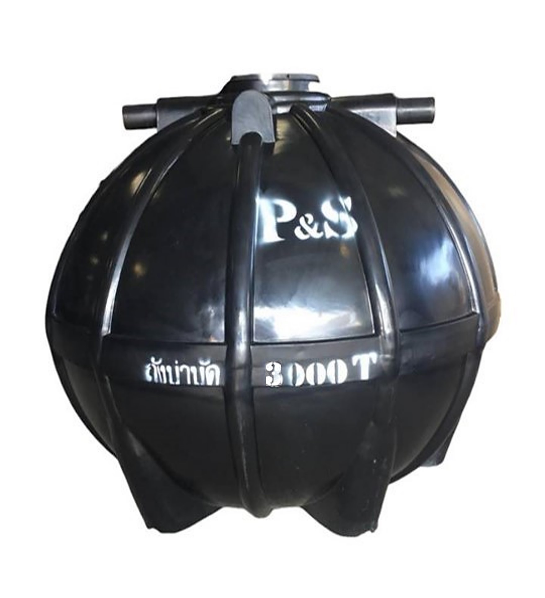 ถังบำบัดน้ำเสีย PE P&S รุ่น PSSTB-3000 (ทรงบอลลูน)