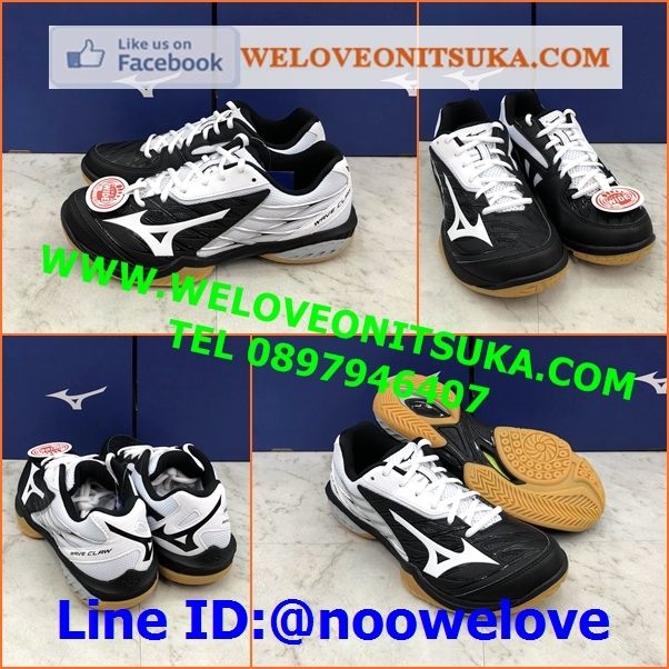 Mizuno Wave Claw ยอดรองเท้าแบดมินตัน หน้าเท้ากว้าง 4E ยอดนิยม หรูหรา สีสวย นุ่มใส่สบายเท้า เบา น่าใช้ 71GA191301