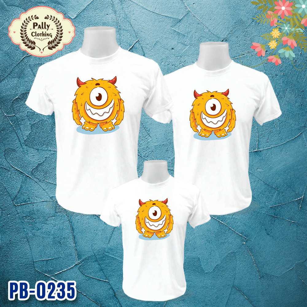 เสื้อครอบครัว PB-0235 ลาย Monster3