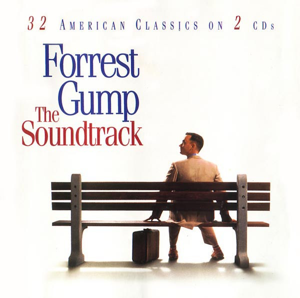 Various – Forrest Gump (The Soundtrack) / HONGKONG / ปกและ booklet มีจุดเหลือง / 2CD / แผ่นดี