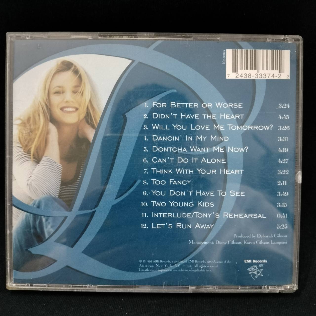 Debbie Gibson – Think With Your Heart / USA / แผ่นดี